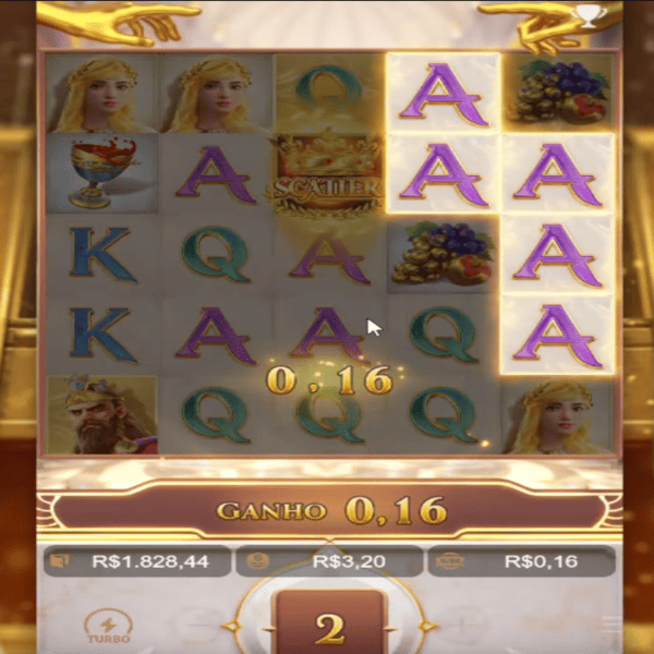 Interface do caça-nÃquel Midas Fortune Interface do caça-nÃquel Midas Fortune